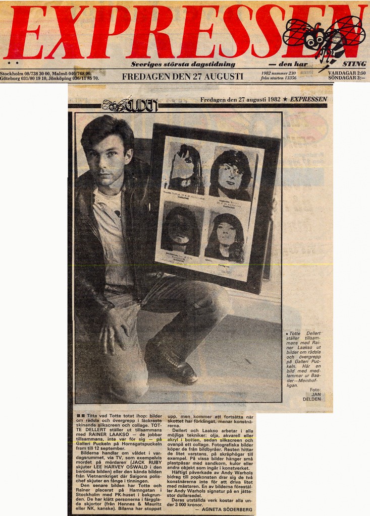   1982.08.27  Expressen Sweden's larges eavening paper